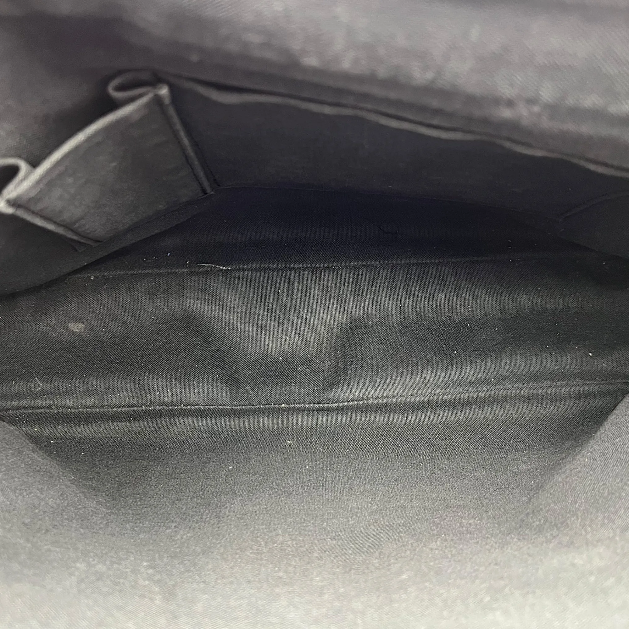 Daniel Graphite Messenger in Coated Canvas, Silver hardware