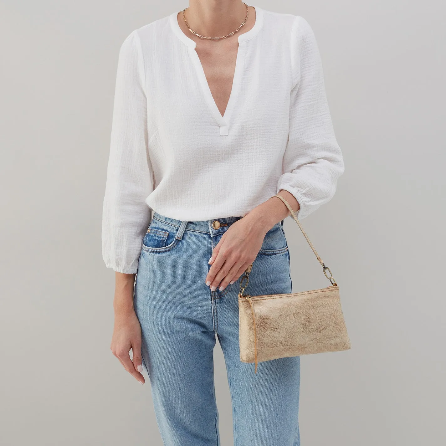 DARCY CROSSBODY GOLD LEAF