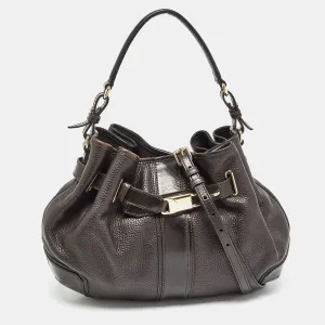 Dark Brown Leather Willenmore Hobo