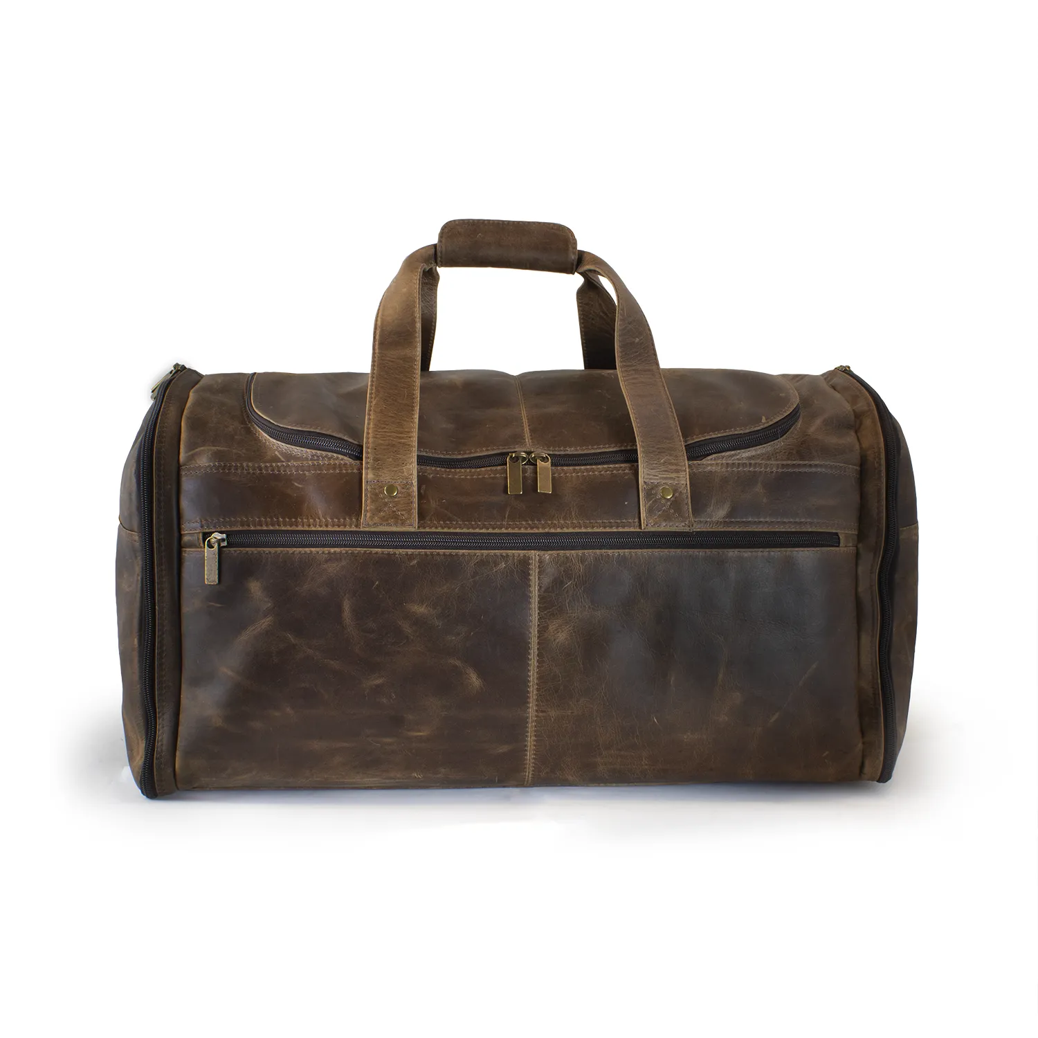 DayTrekr Distressed Leather Duffel