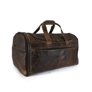 DayTrekr Distressed Leather Duffel