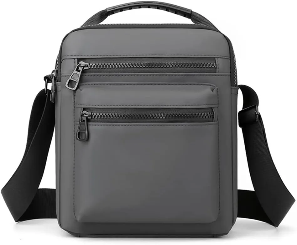 DAZZLESUN Men Waterproof Travel Sling Bag Nylon Crossbody Casual Shoulder Bags Lightweight Backpack Daypack Fishing Hiking