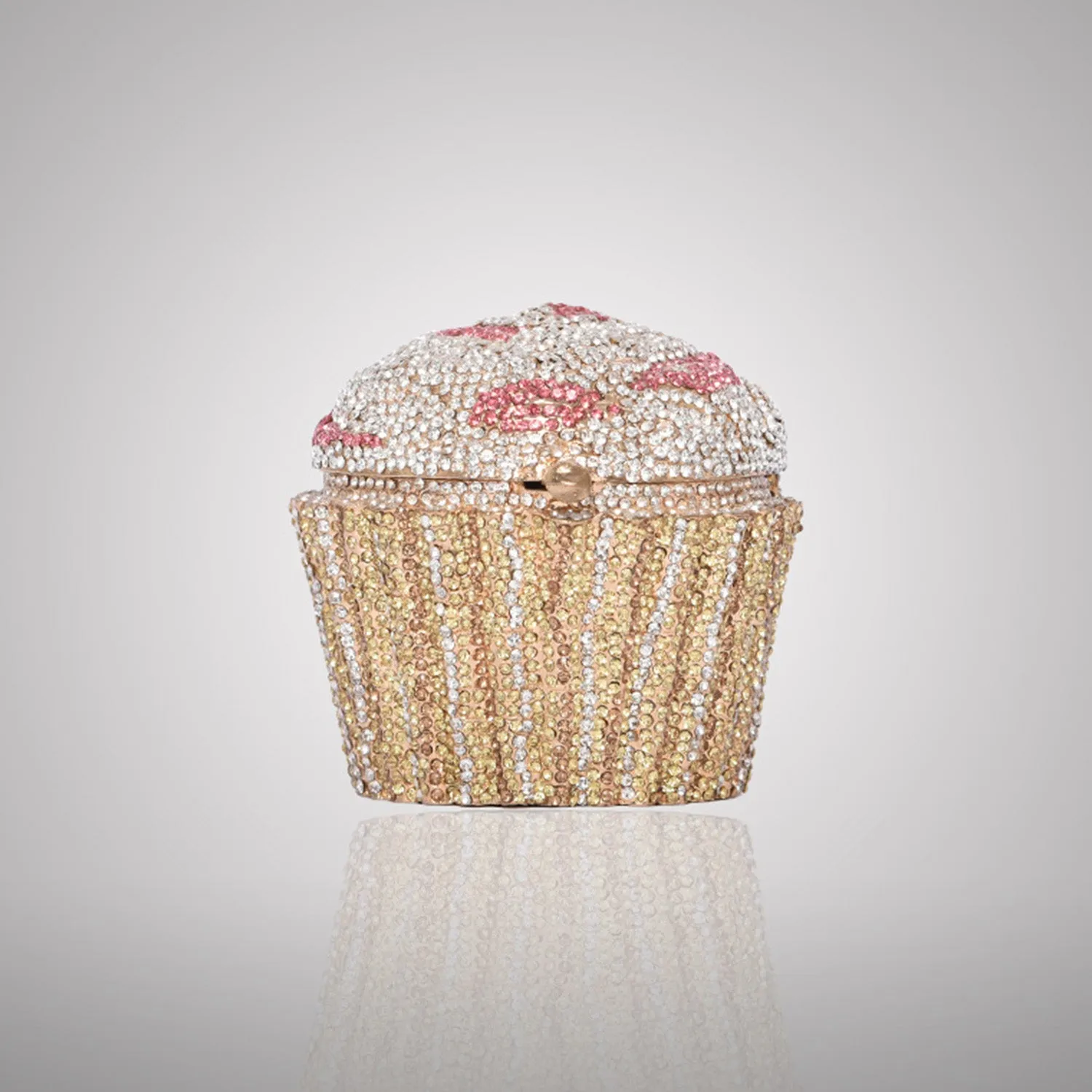 Decorative Cupcake-Shaped Swarovski Clutch | 0C596-PT