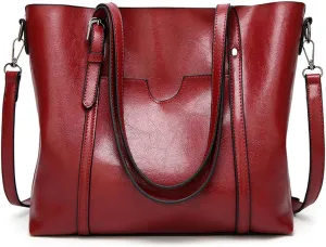 DEERWORD Women's Shoulder Bags Women Handbags Patent PU Leather Elegant Tote Shoulder Bags