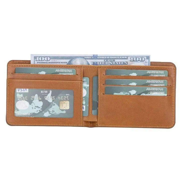 Dennis Men's Handmade Genuine Leather Wallet