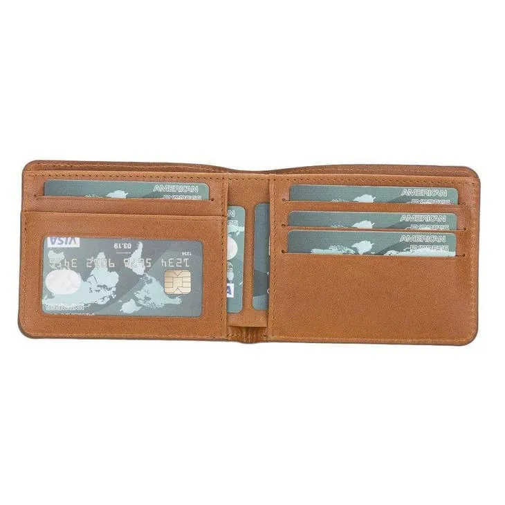 Dennis Men's Handmade Genuine Leather Wallet