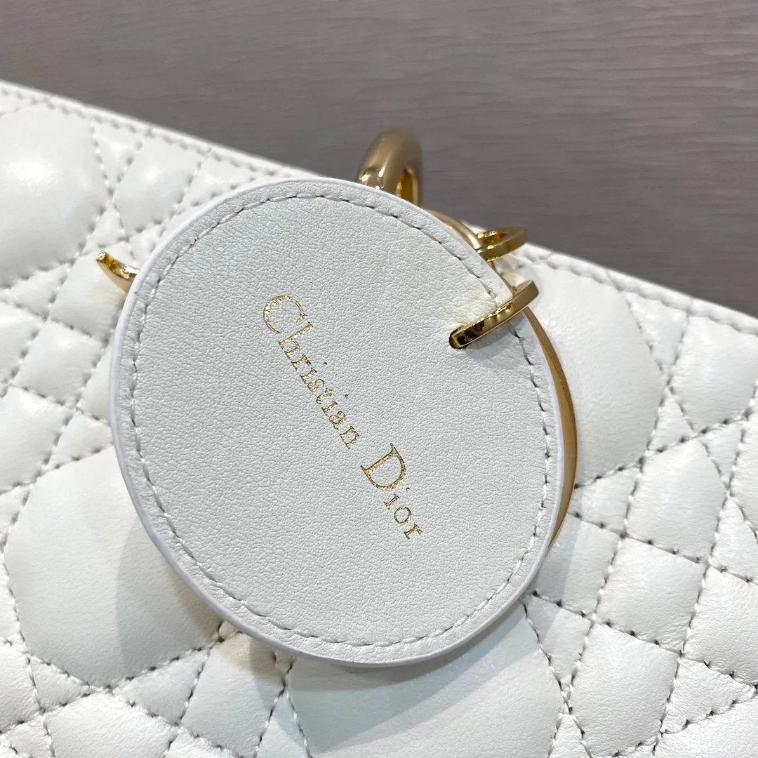 DI Lady D-Joy Bag, White Handbags, 26cm CD