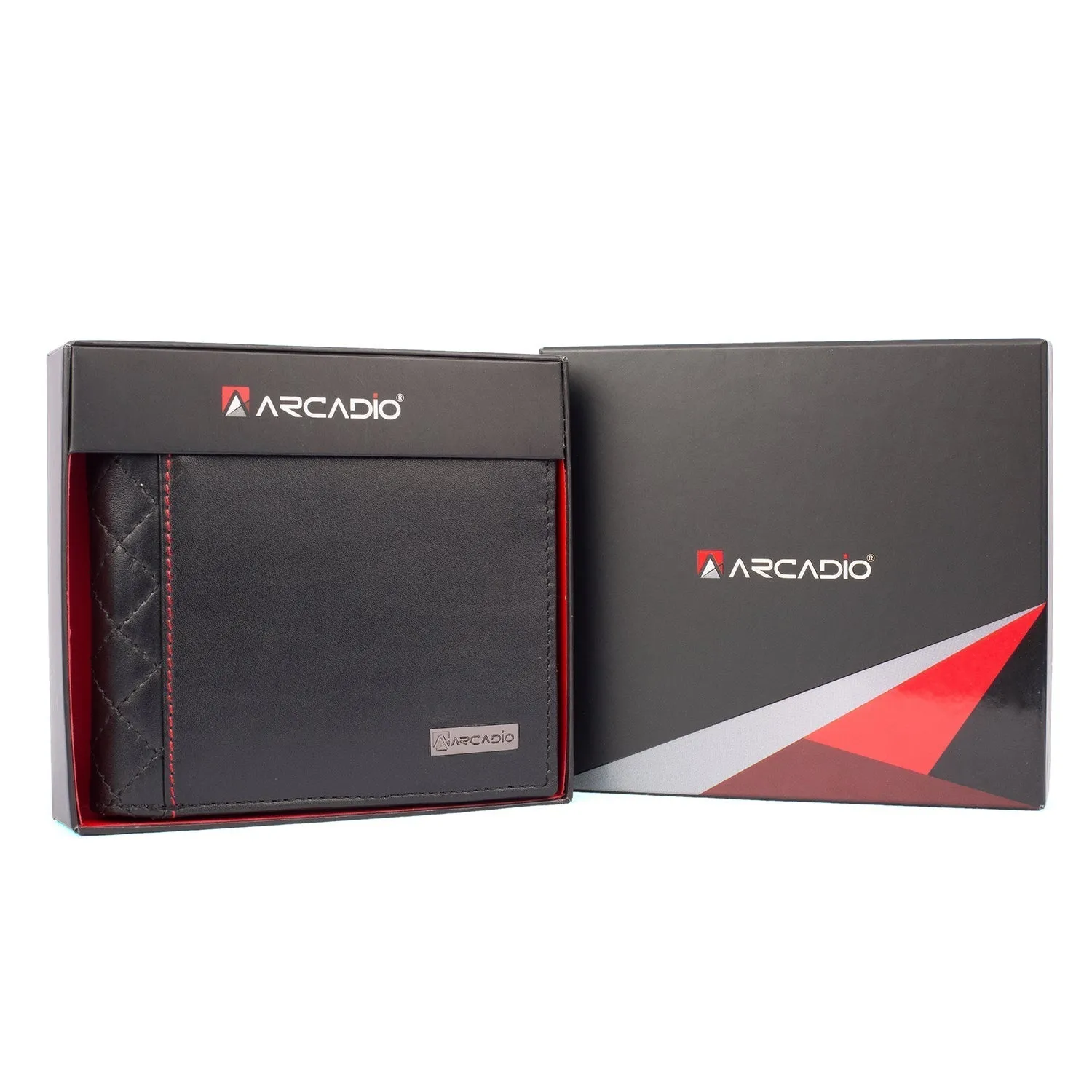 DIAMOND CRUSH Leather Wallet ARW1001BK
