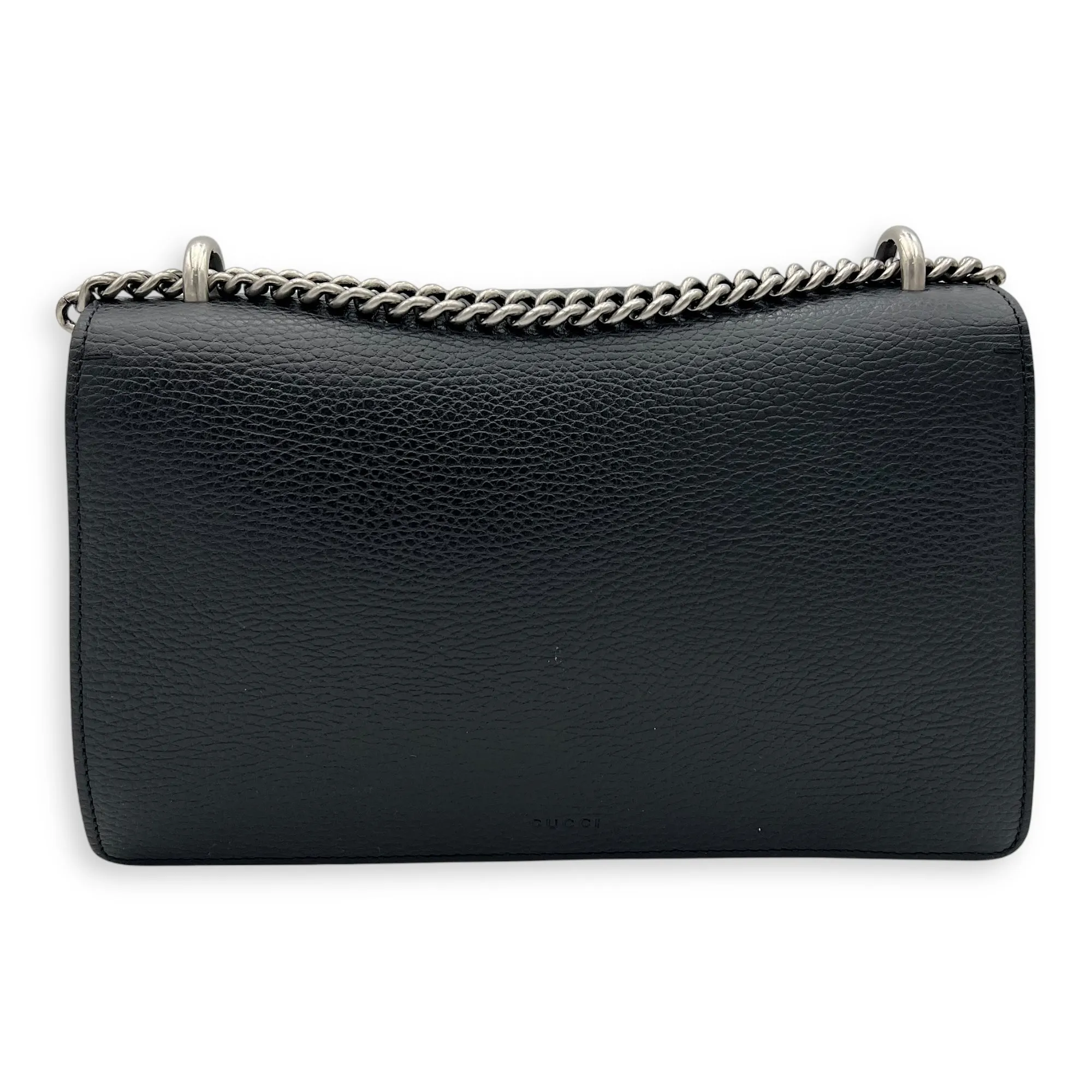 Dionysus Crossbody Bag Black in Calfskin, Ruthenium hardware
