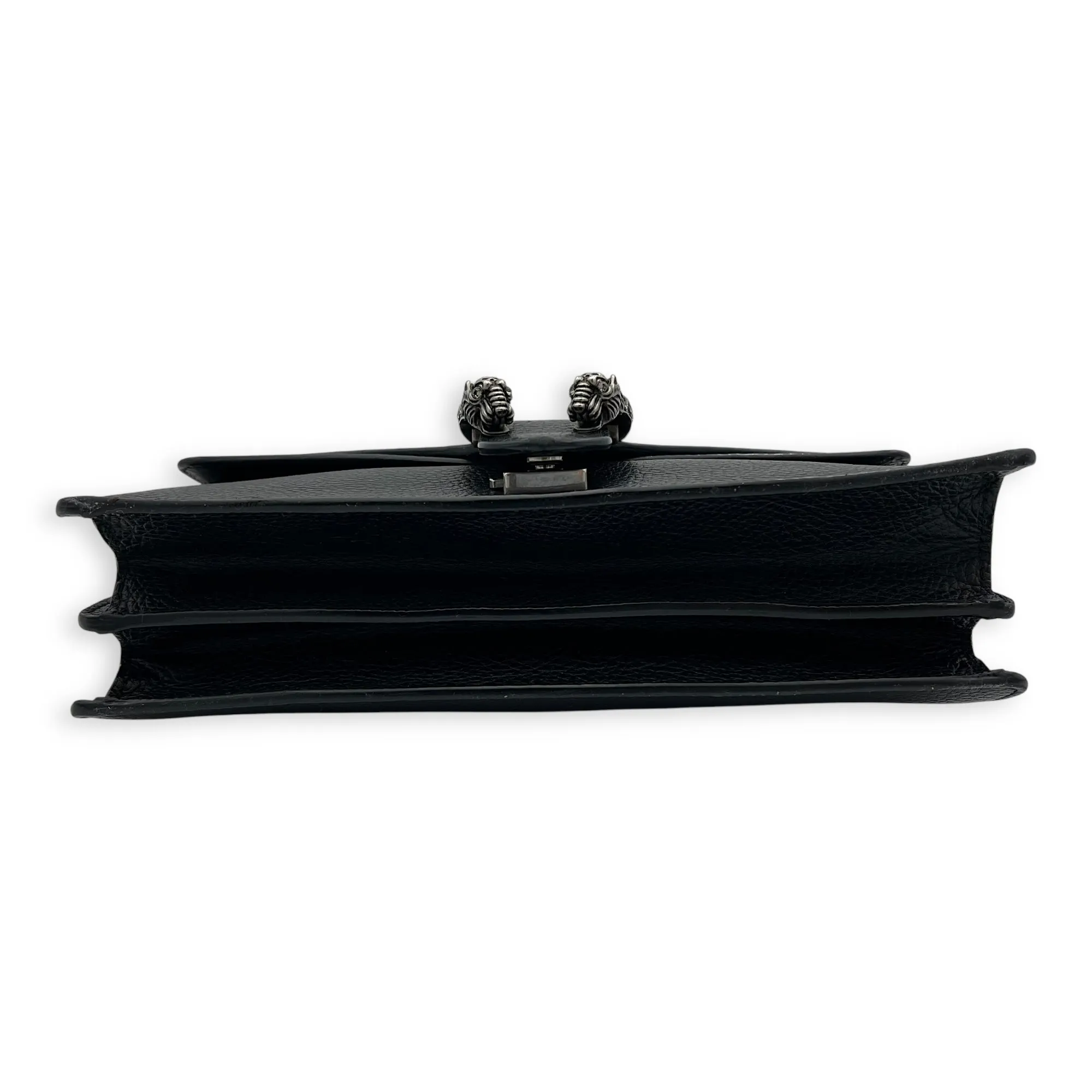 Dionysus Crossbody Bag Black in Calfskin, Ruthenium hardware