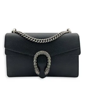 Dionysus Crossbody Bag Black in Calfskin, Ruthenium hardware