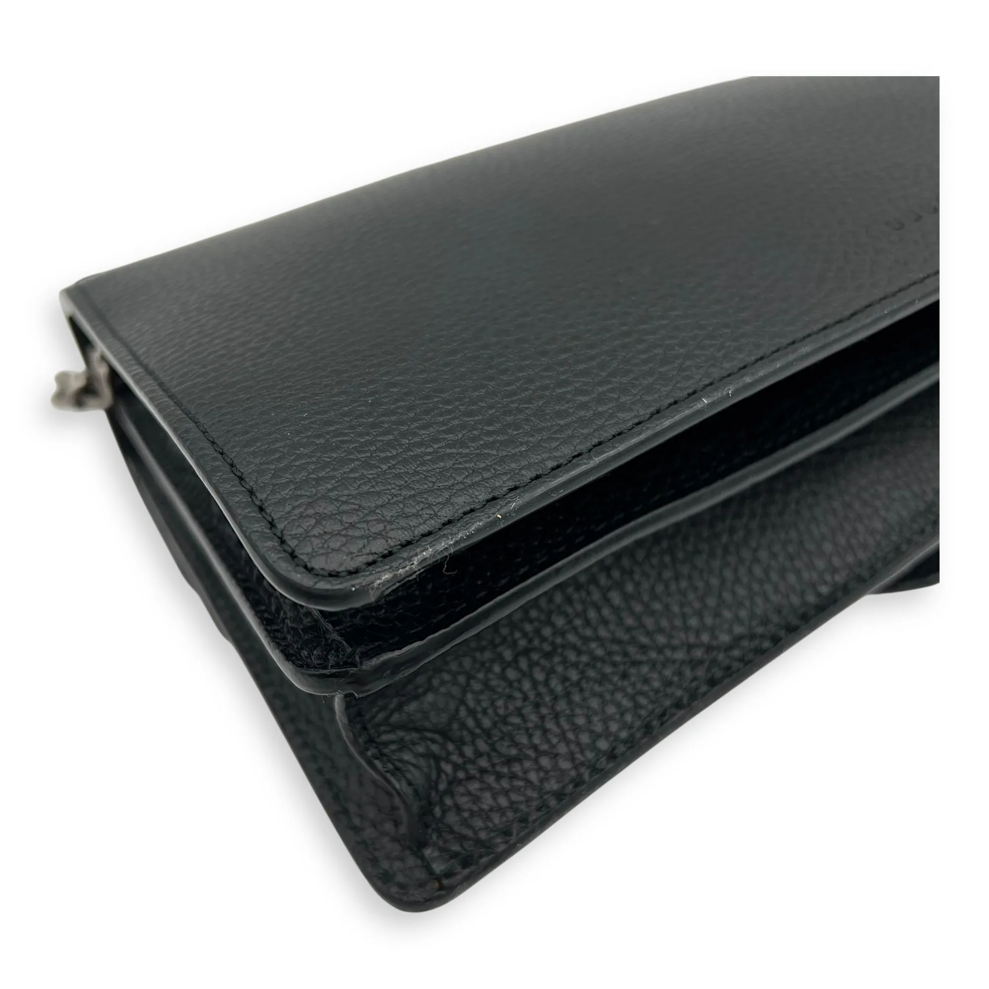Dionysus Crossbody Bag Black in Calfskin, Ruthenium hardware