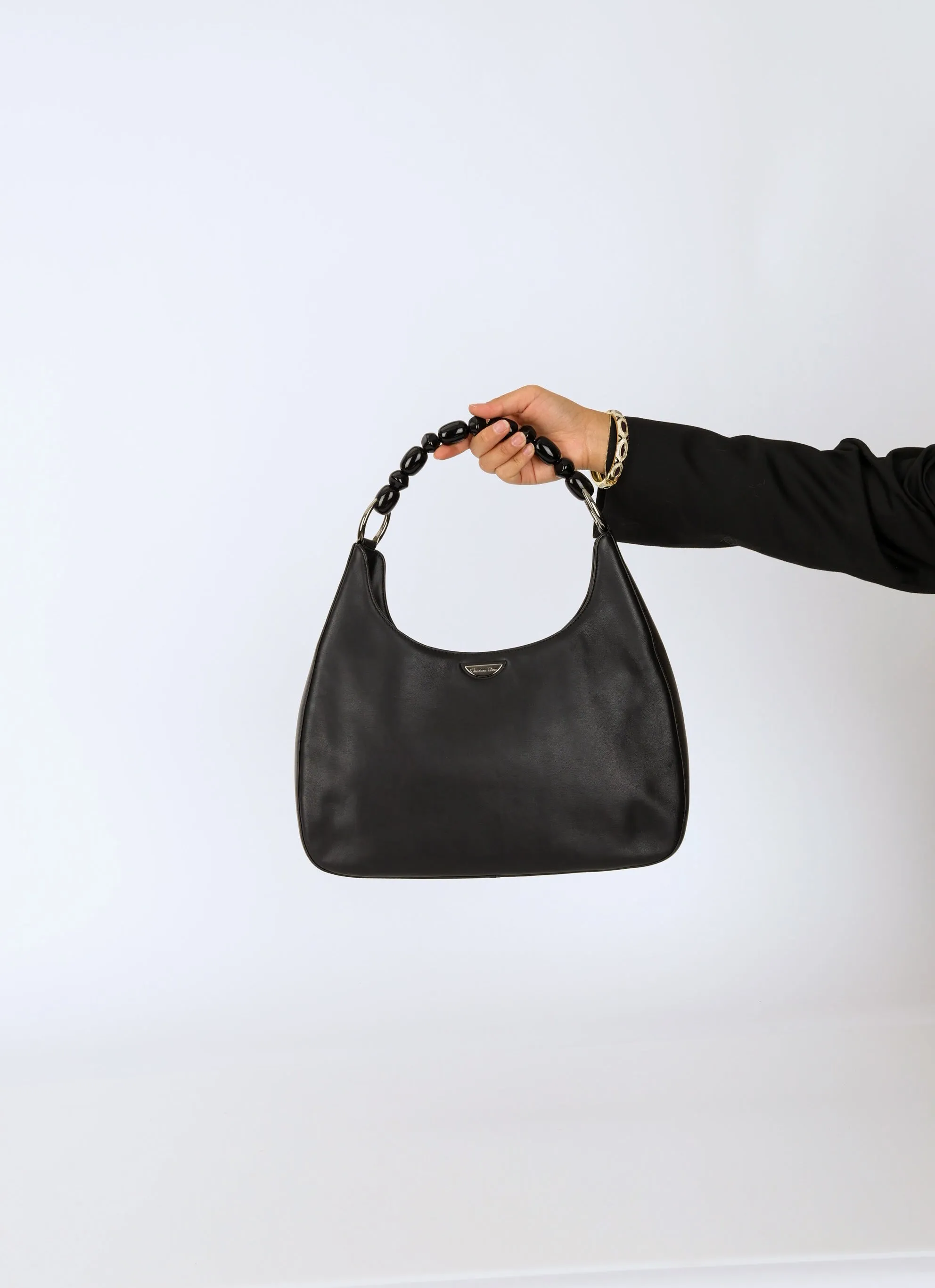Dior Calfskin Maris Pearl Hobo Bag
