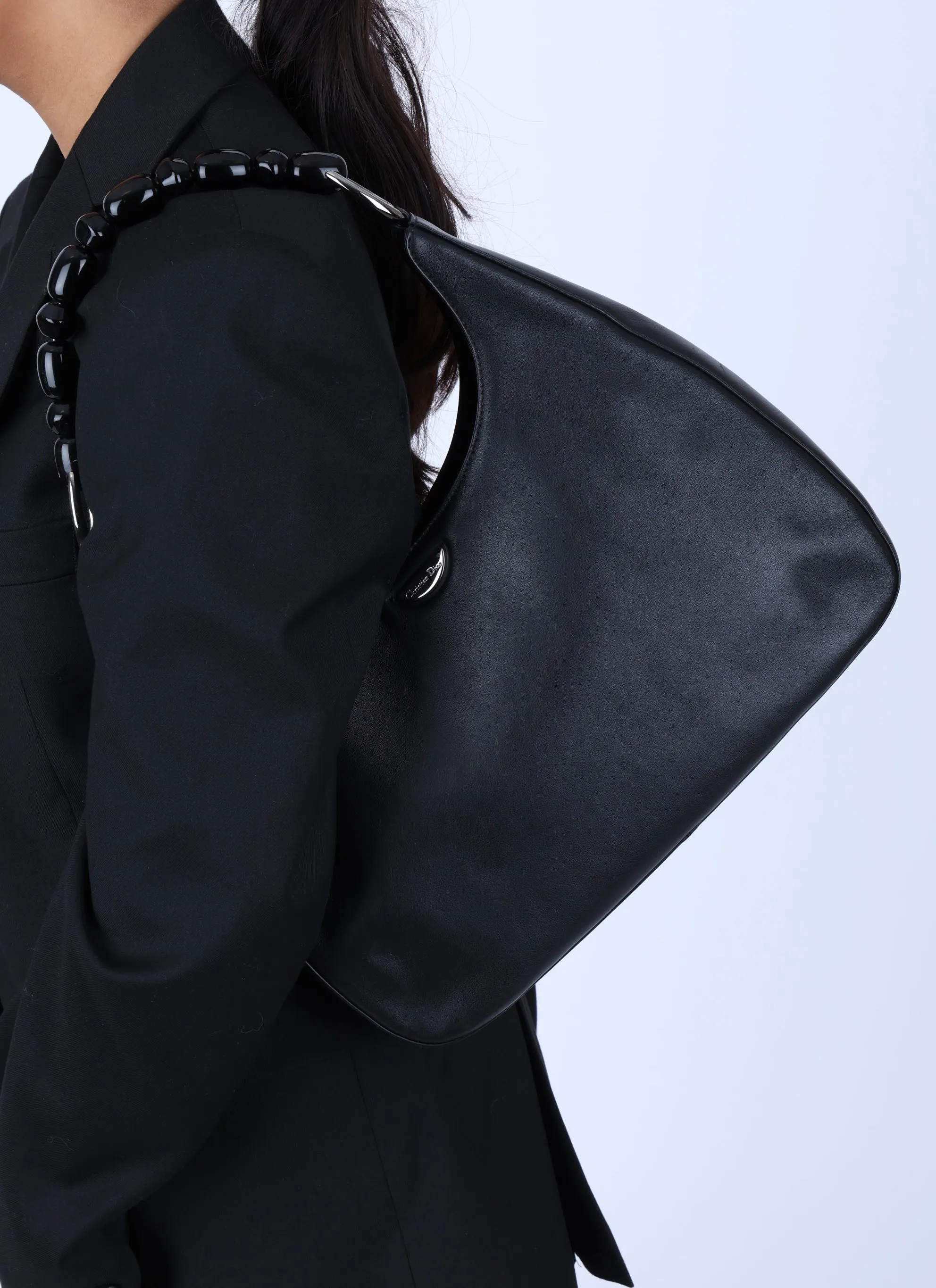 Dior Calfskin Maris Pearl Hobo Bag