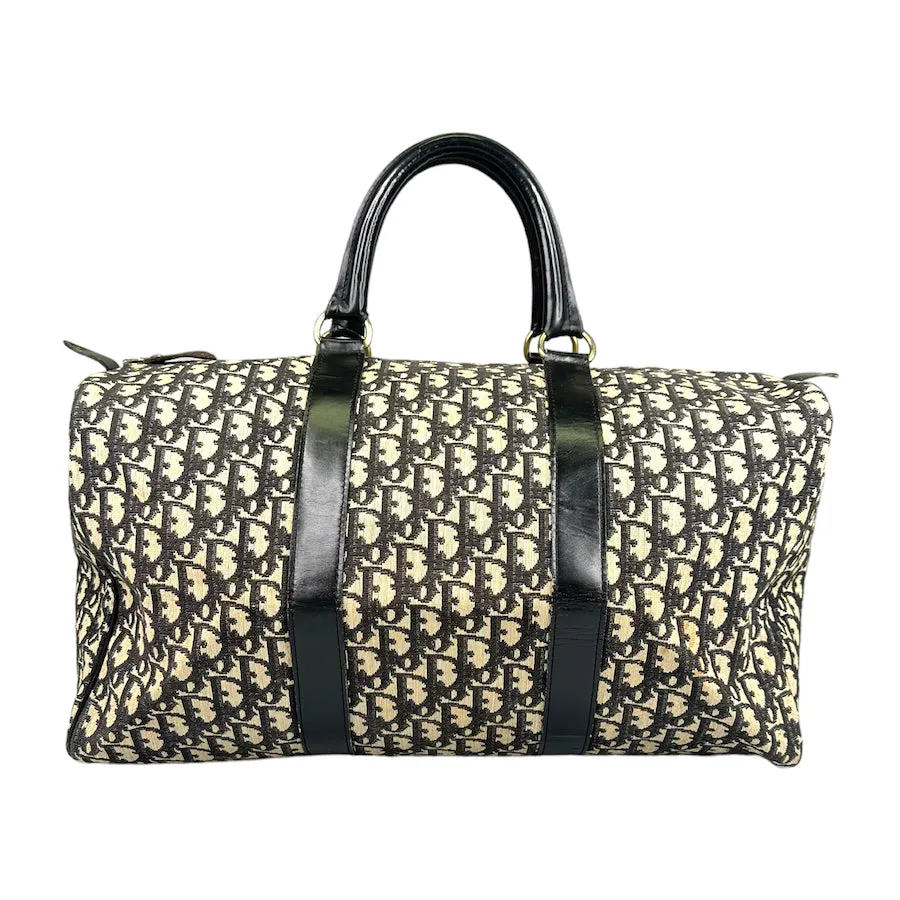 DIOR MONOGRAM CANVAS VINTAGE 45 BOSTON DUFFLE BAG - CLASSIC 1038FJ