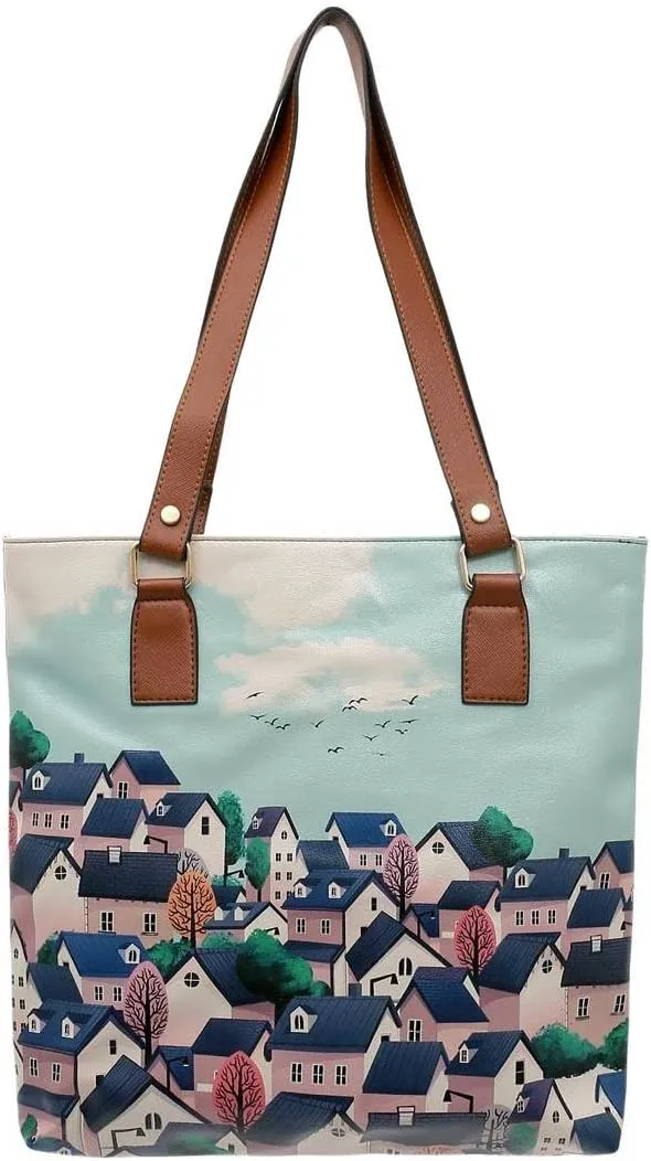 DOGO Vegan Women's Shoulder Bags Handmade Shoulder Bags and Handbag Multi Pocket Bag