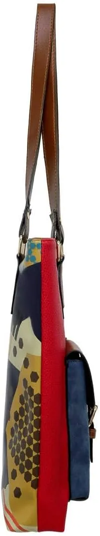 DOGO Vegan Women's Shoulder Bags Handmade Shoulder Bags and Handbag Multi Pocket Bag