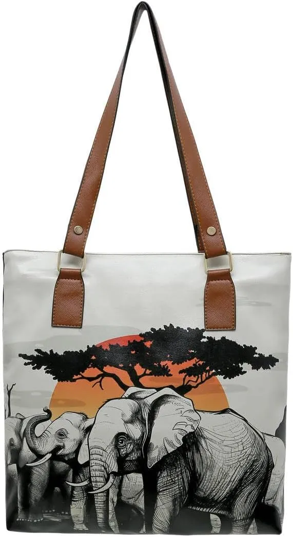 DOGO Vegan Women's Shoulder Bags Handmade Shoulder Bags and Handbag Multi Pocket Bag