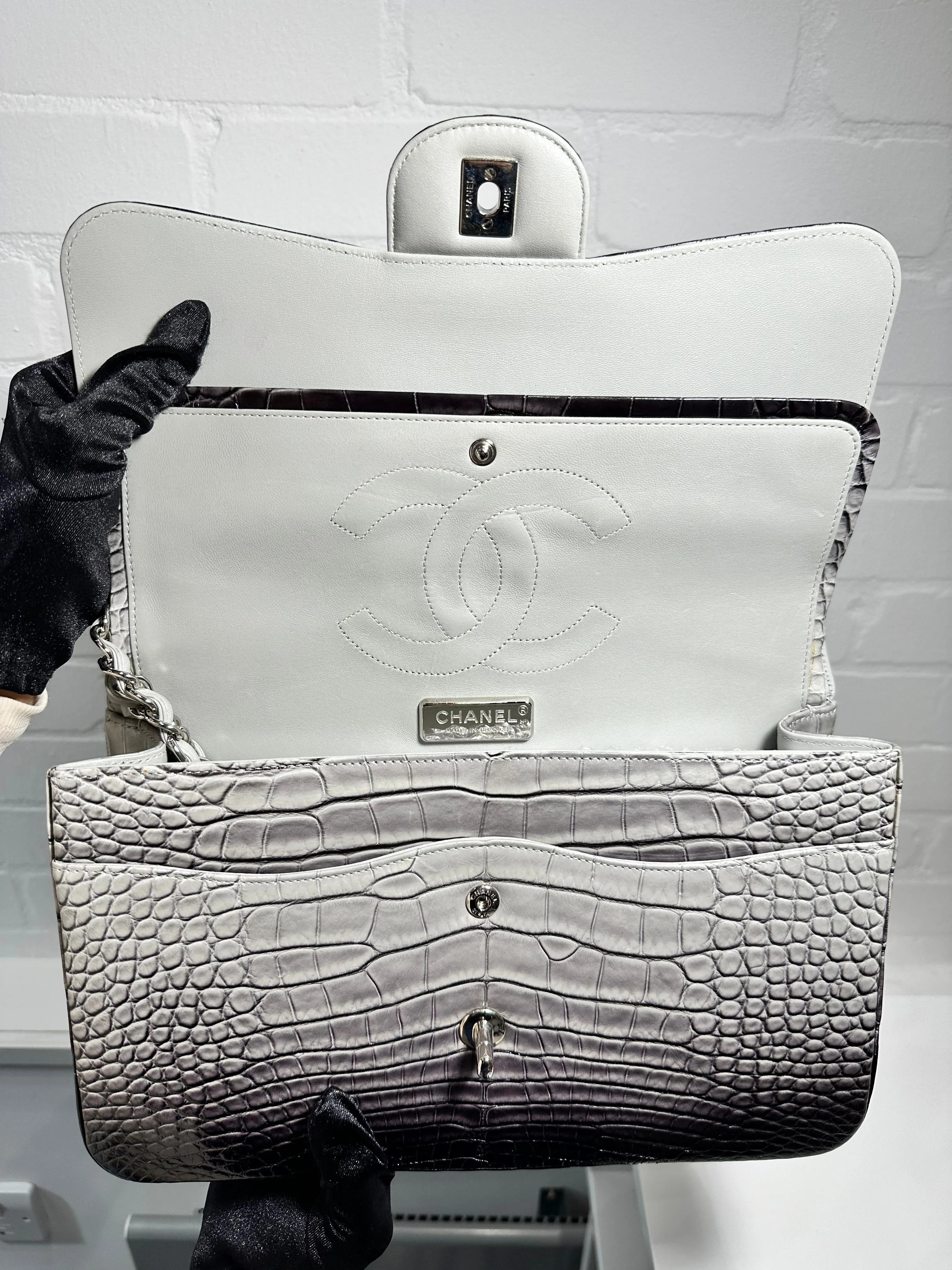 Double Flap Jumbo Ombre Grey
