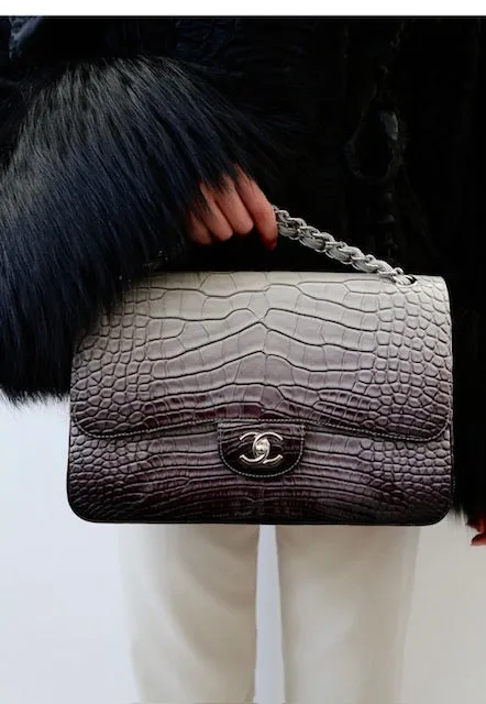 Double Flap Jumbo Ombre Grey