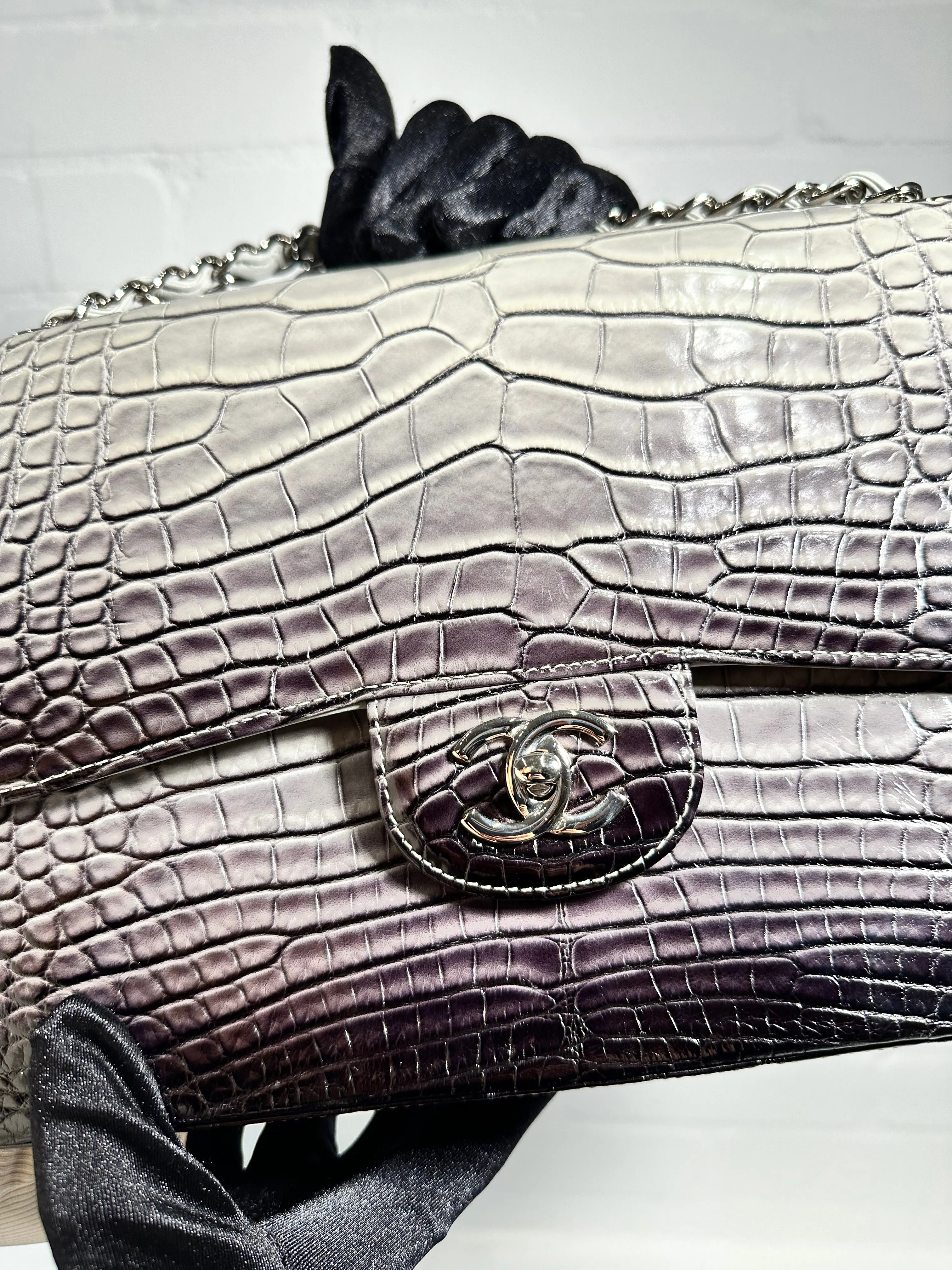 Double Flap Jumbo Ombre Grey
