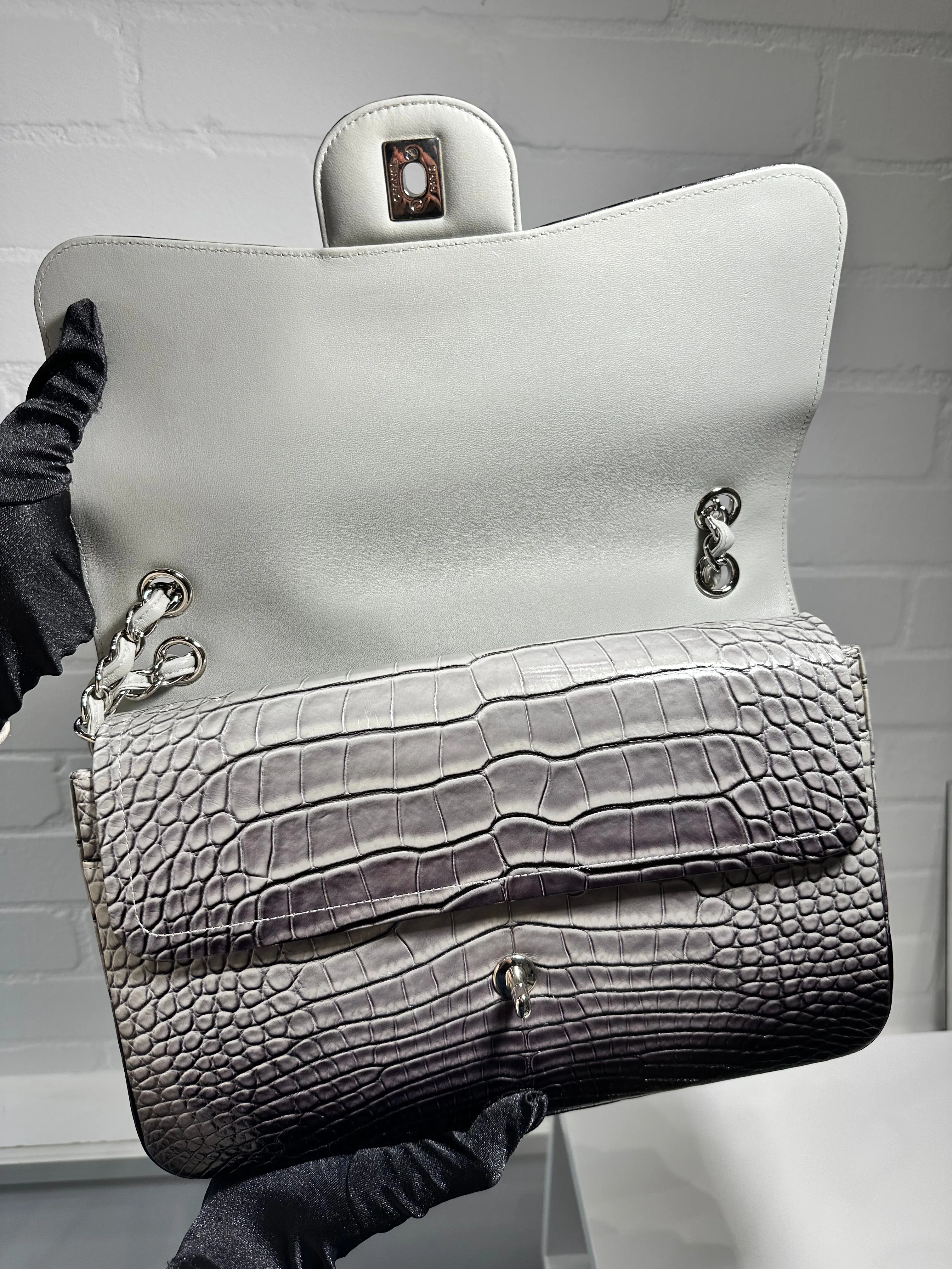 Double Flap Jumbo Ombre Grey