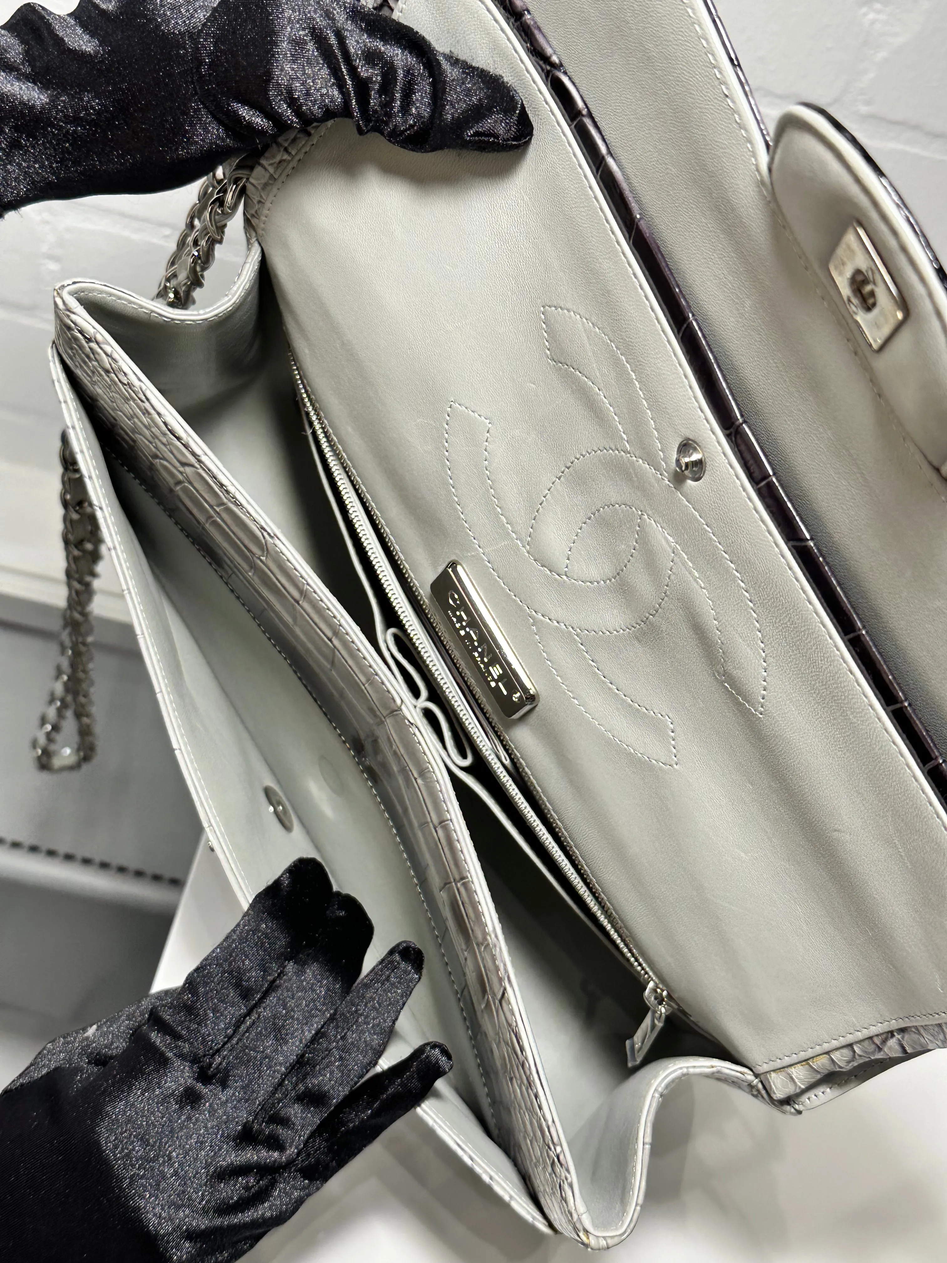 Double Flap Jumbo Ombre Grey