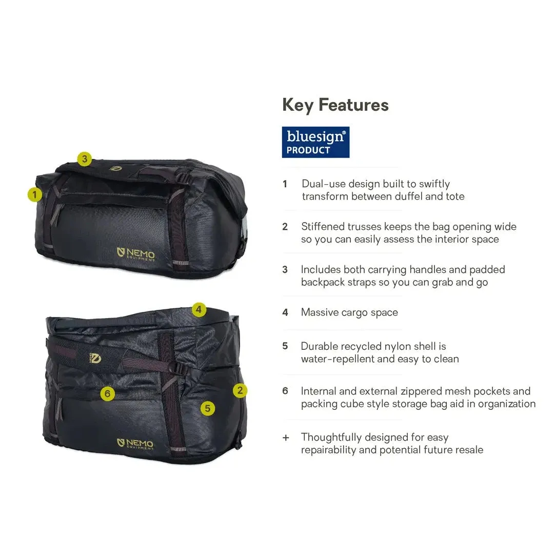 Double Haul  55L Convertible Duffel & Tote