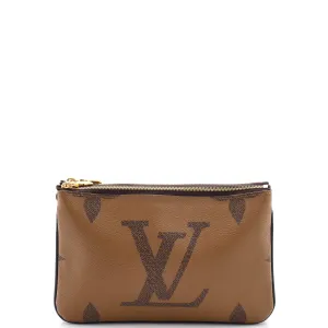 Double Zip Pochette Reverse Monogram Giant