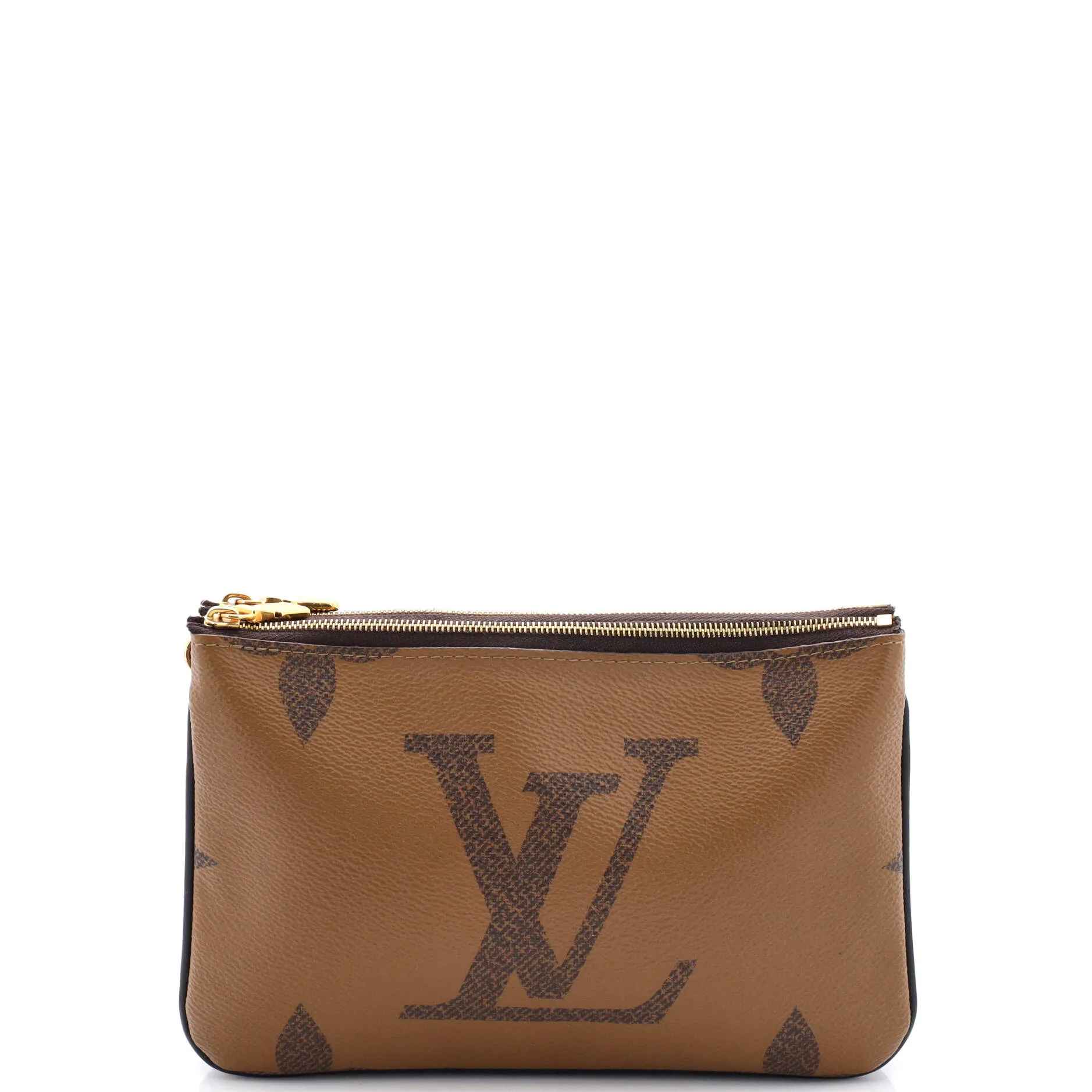 Double Zip Pochette Reverse Monogram Giant