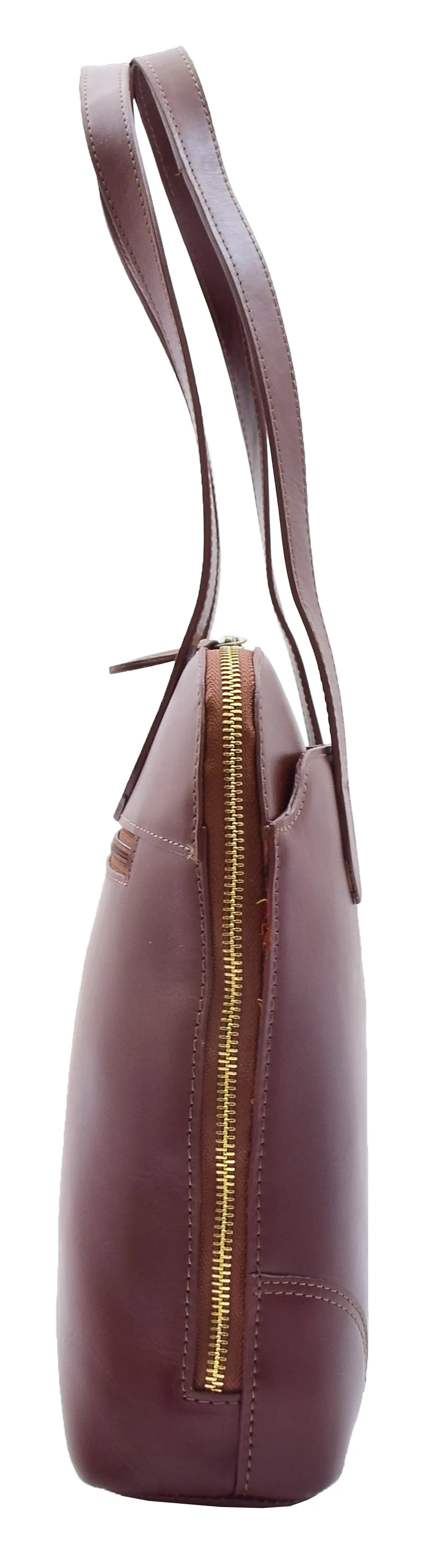 DR301 Women's Real Leather Smart Handbag Doctor Hobo Bag Chestnut