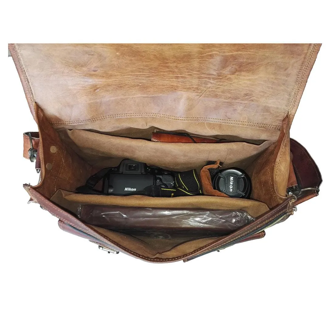 DSLR Camera Leather Bag