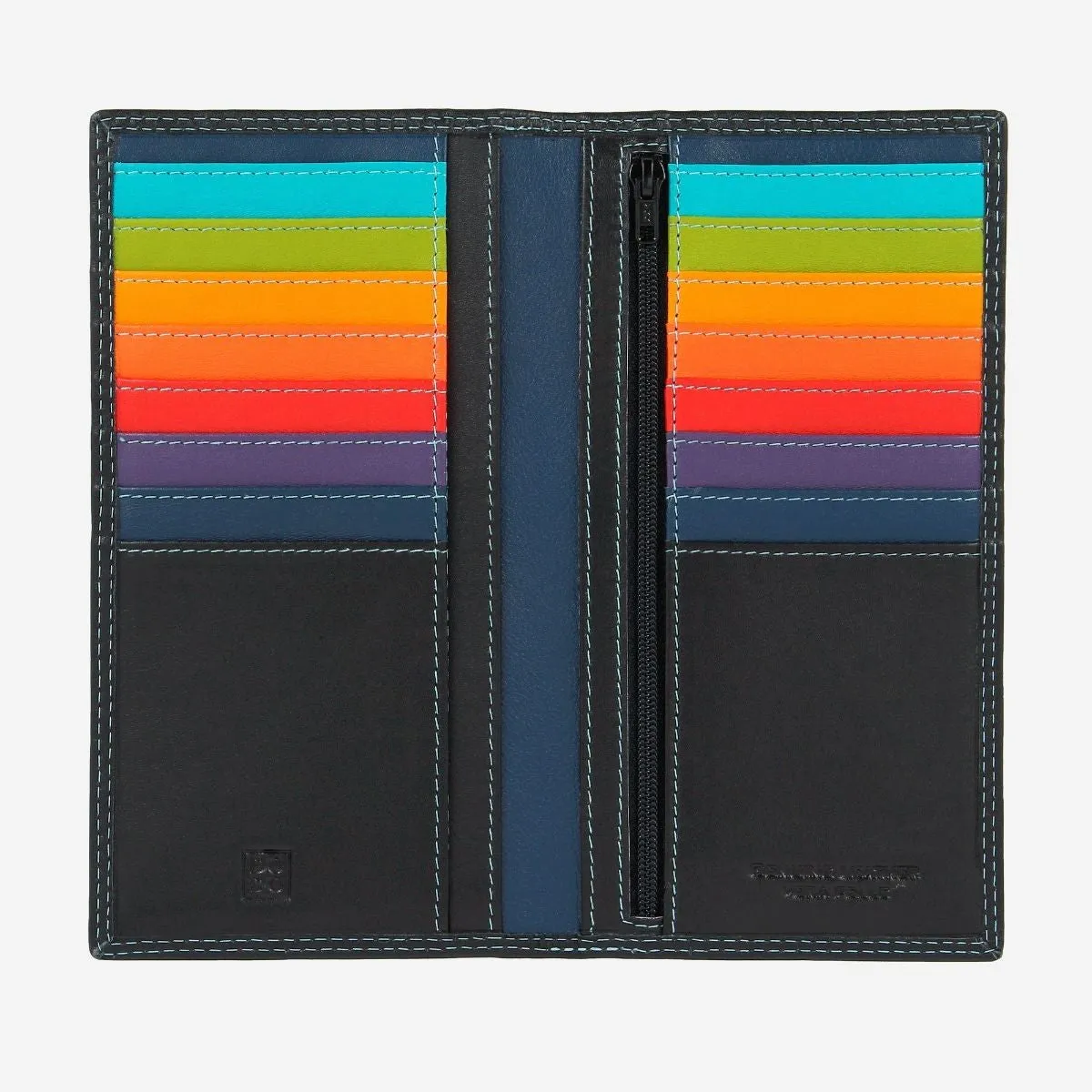 Dudubags - Porta Carte Verticale RFID Colorful Vulcano - 534-1719 - NERO