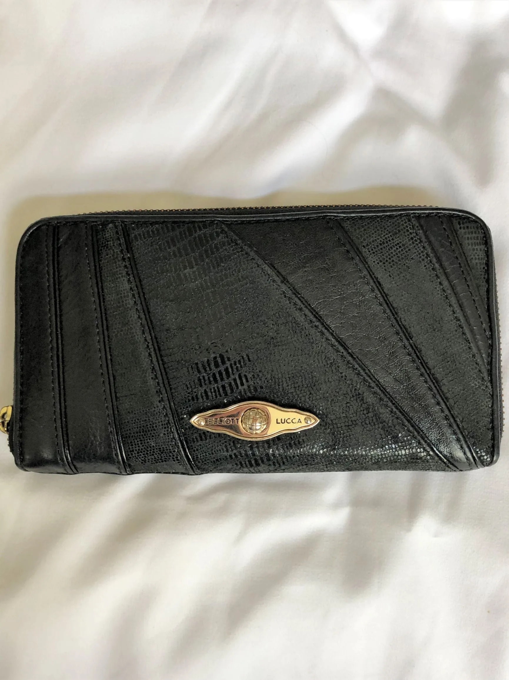 Elliott Lucca Black Leather Wallet