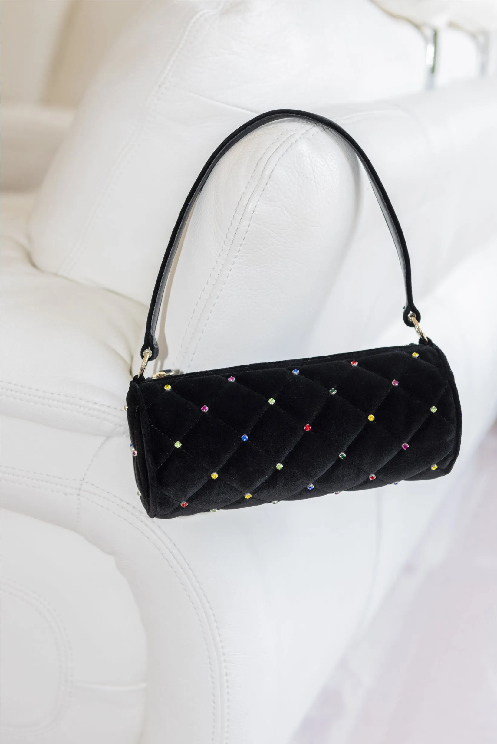 Emma Evening Quilted Crystals