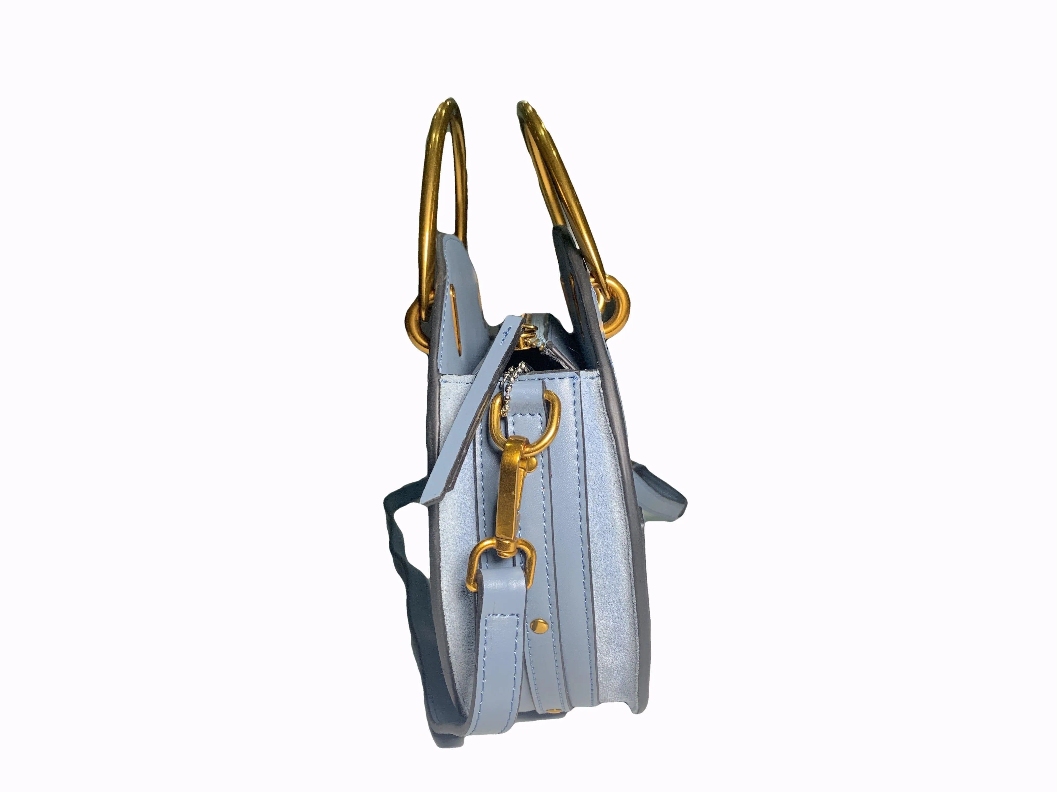 Envie Blue Luxury Leather Bag