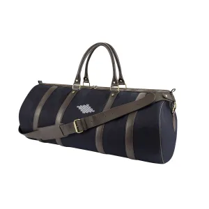 Equipo Bag - Brown Leather and Ocean Canvas