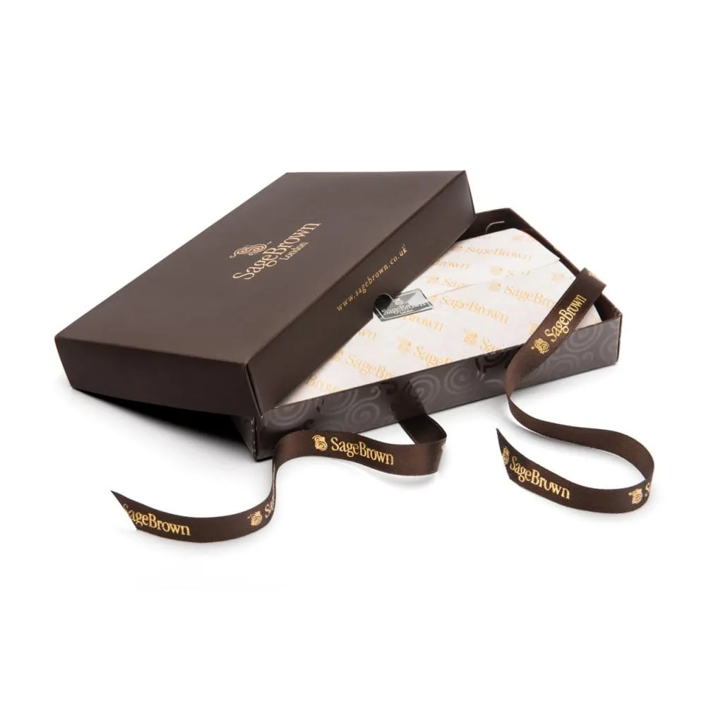 Essential Billfold Wallet - Brown Croc