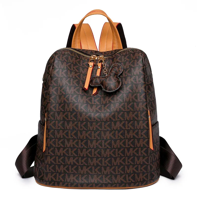 Fashion Letter Designer Backpacks Women's Multifunctional Anti-theft Backpacks Shoulder Bag