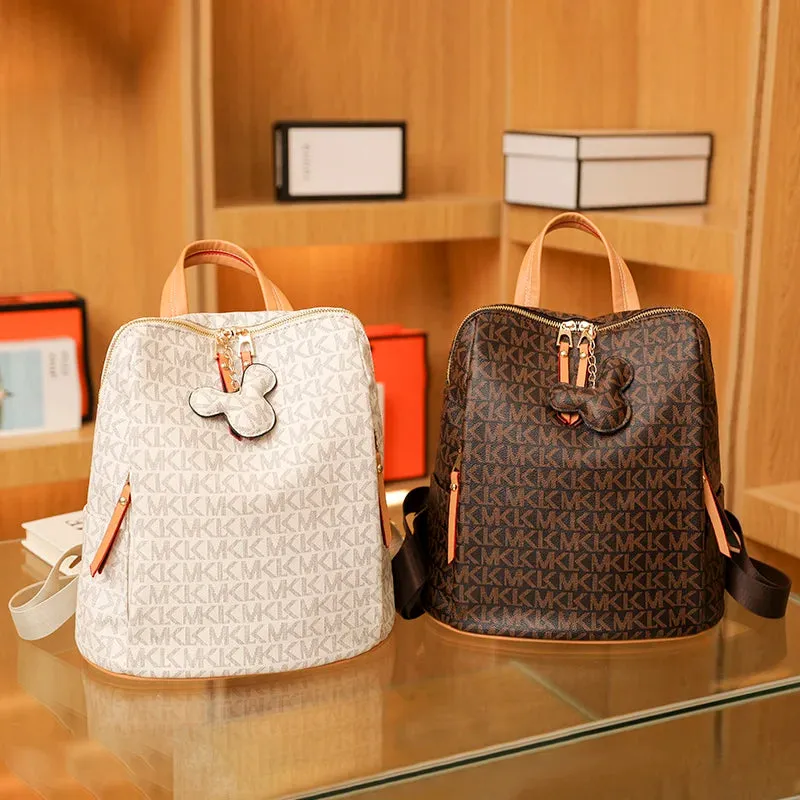 Fashion Letter Designer Backpacks Women's Multifunctional Anti-theft Backpacks Shoulder Bag