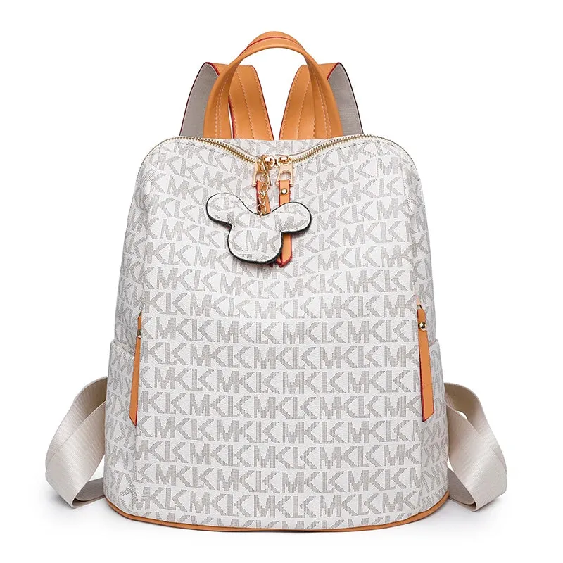 Fashion Letter Designer Backpacks Women's Multifunctional Anti-theft Backpacks Shoulder Bag