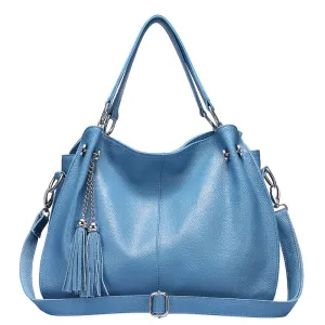 Fashion Tassel Women Leather Shoulder Handbags 0217