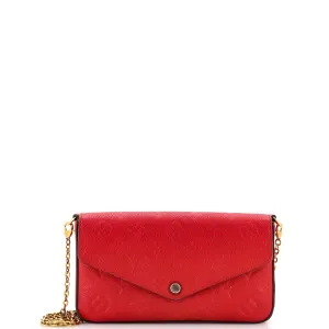 Felicie Pochette Monogram Empreinte Leather