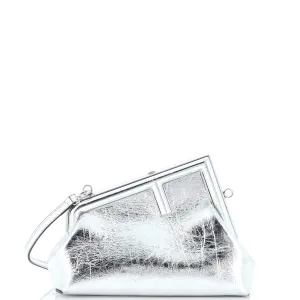 FENDI First Bag Craquele Laminated Leather Small