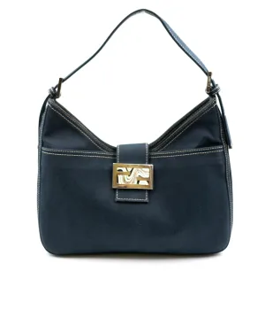 Fendi Navy Baguette Hobo Bag - AWC1613