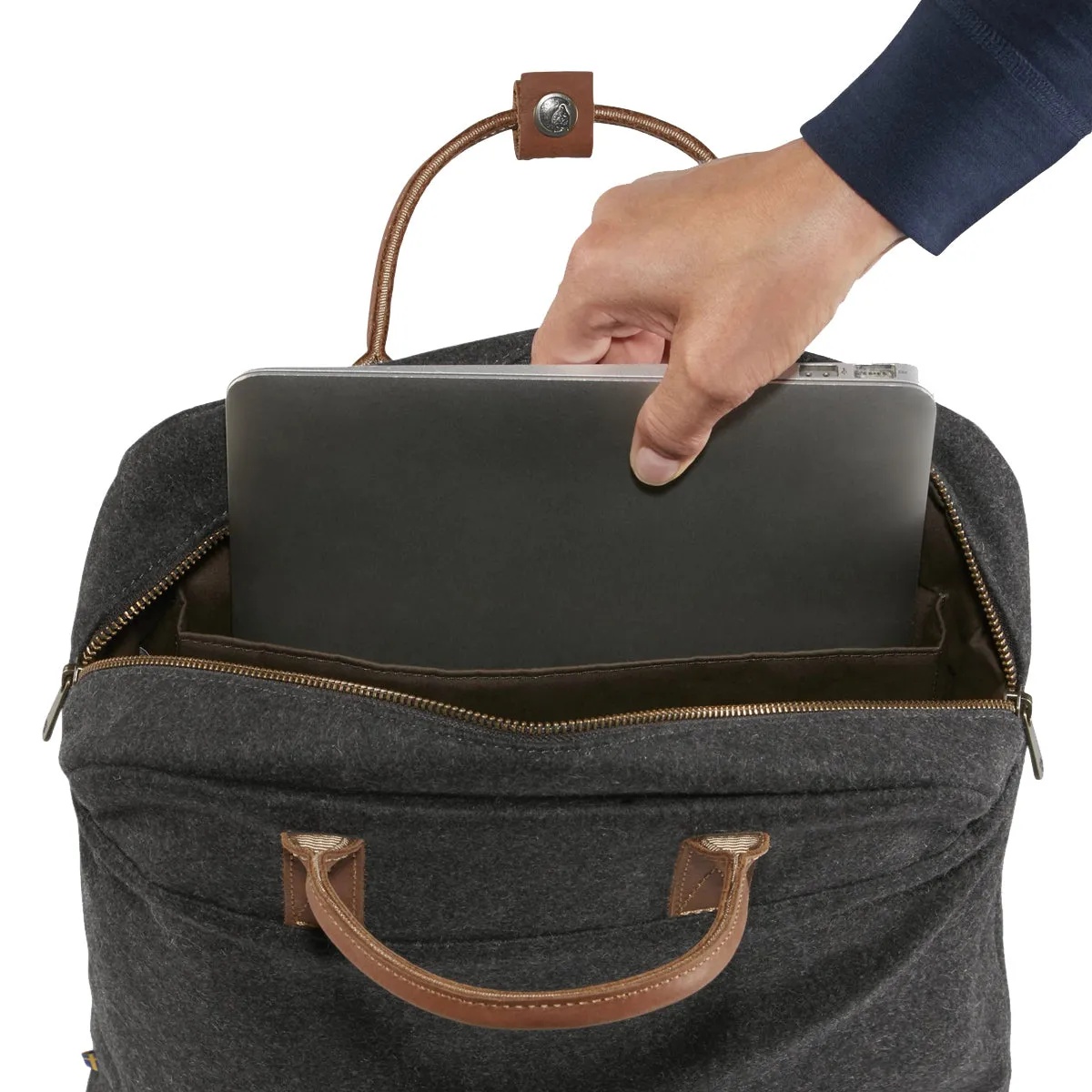 Fjallraven - Zaino Porta PC Norvåge 15.0 - 23332 - GREY