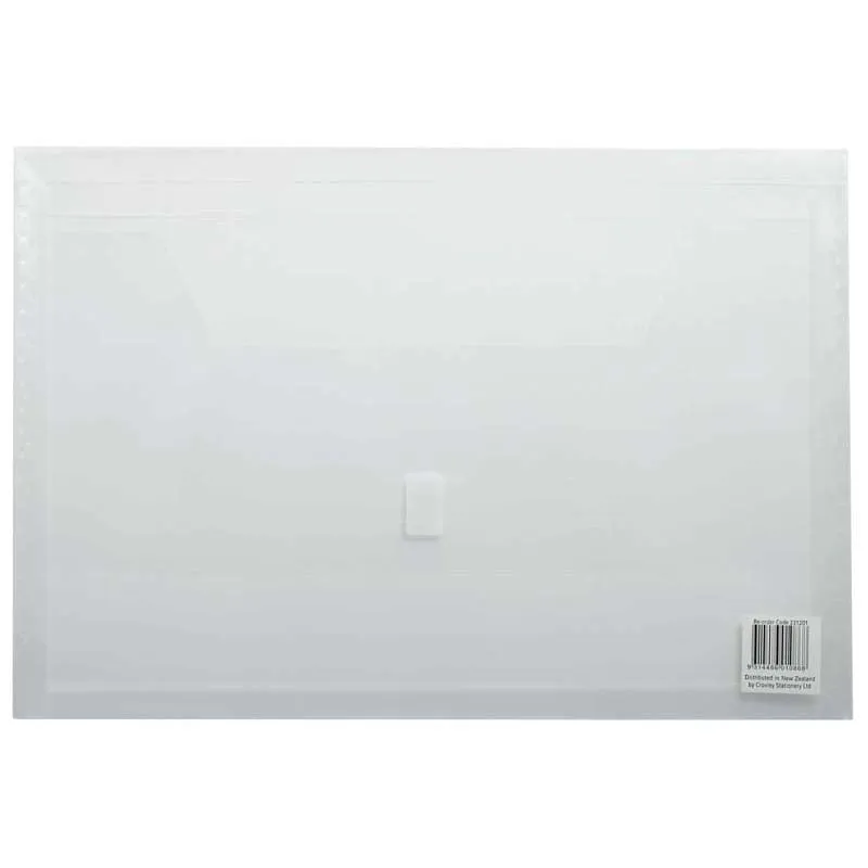 FM Foolscap Polywally Clear Wallets