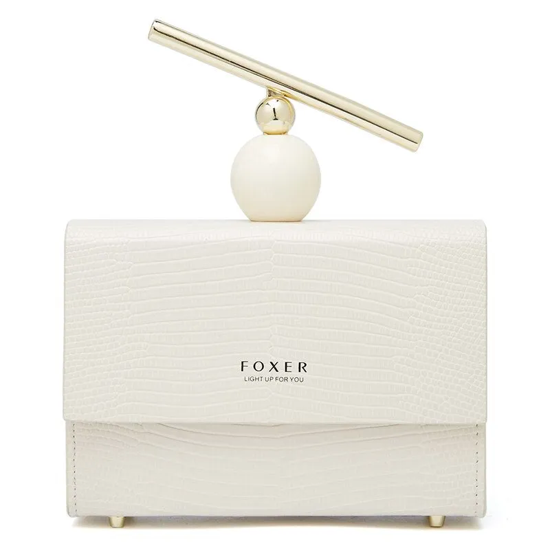 FOXER Fashion Original Design Lady Versatile Handbag High Quality Messenger Square Female Bag ClassicBox Shoulder Woman Bag