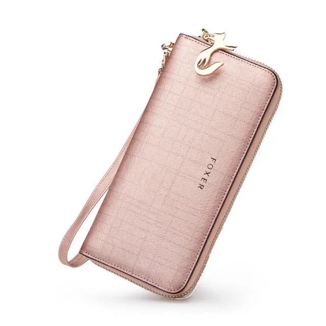 FOXER Luxury Leather Wallet with Wristle