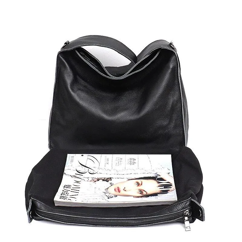 Froya genuine leather hobo handbag
